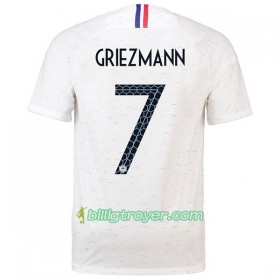 Billige Fotballdrakter Frankrike Griezmann 7 VM 2018 Bortedraktsett